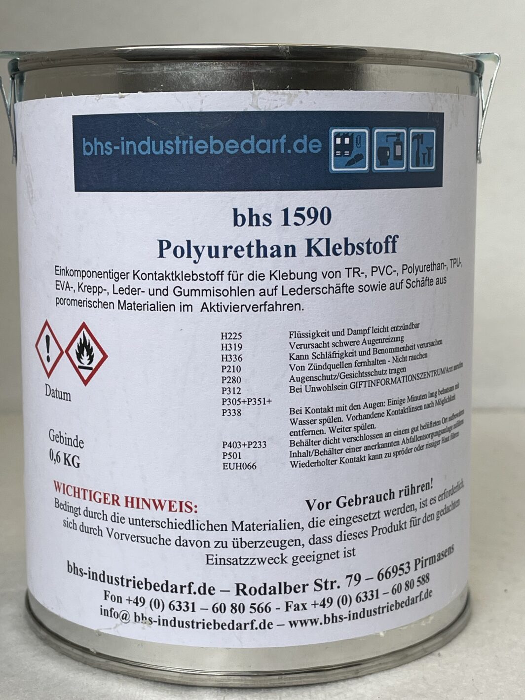 bhs 1590 Polyurethan Klebstoff