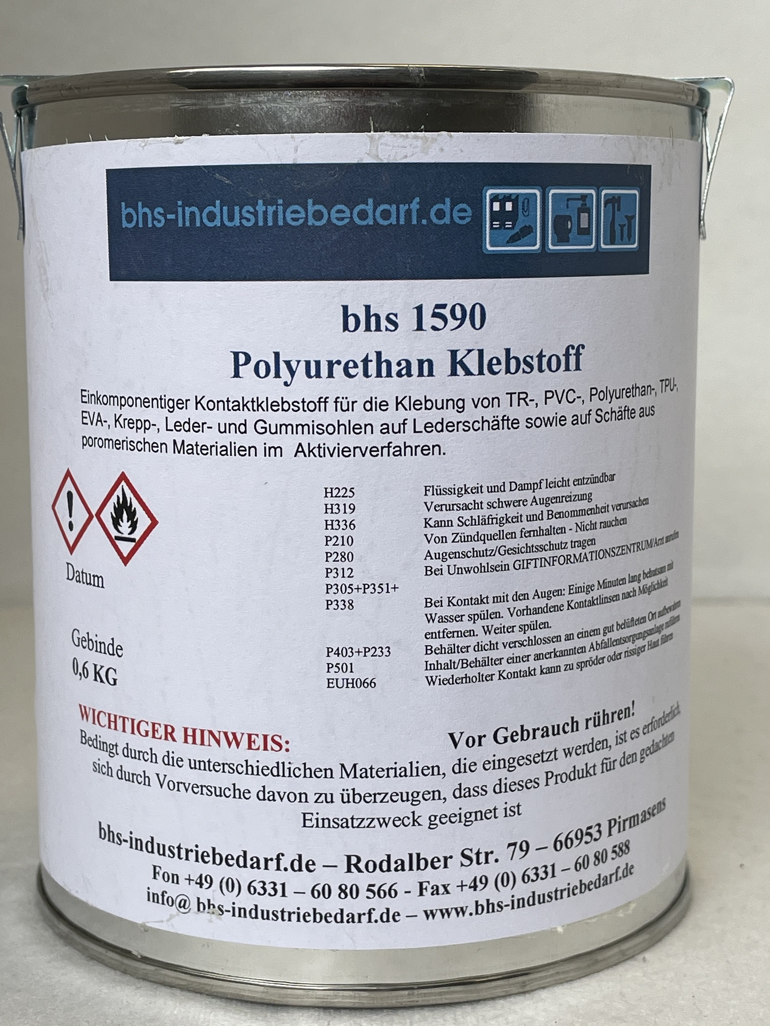 bhs 1590 Polyurethan Klebstoff