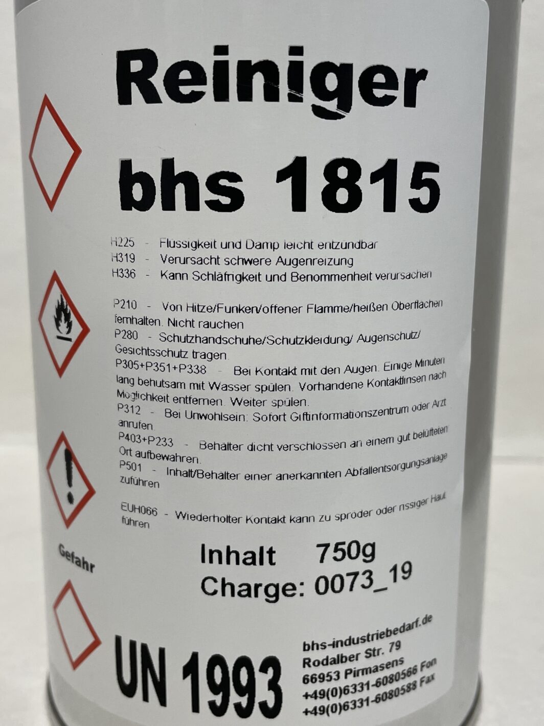 bhs 1815 Reiniger PU